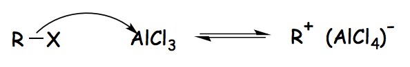 Friedel-Crafts Alkylation step 1