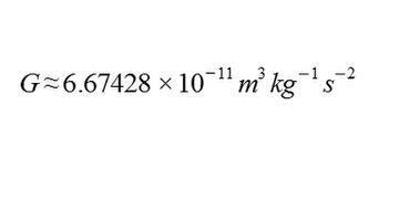 Gravitational constant