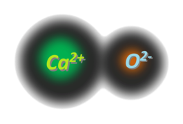 Calcium oxide (Ionic bond)