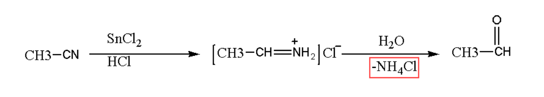 Nitrile to aldehyde mechanism