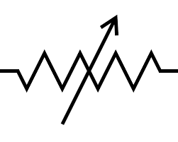 Variable resistor symbol