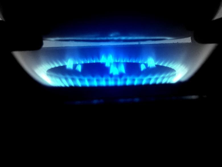 When fuel is burnt in presence of abundant oxygen it produces non luminous flame which is also called blue flame. It is an oxidizing flame. This is hotter and brighter than non luminous flame and used in stoves.