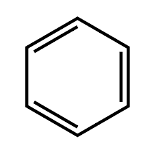 Figure showing the structure of benzene