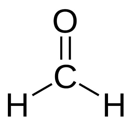 Formaldehyde structural formula