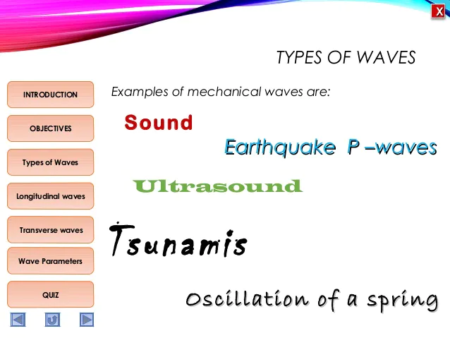 Examples of Waves