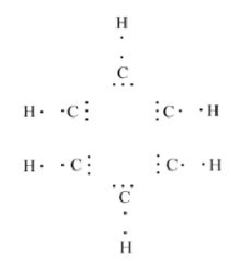 Lewis dot structure of benzene