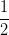 \frac{1}{2}