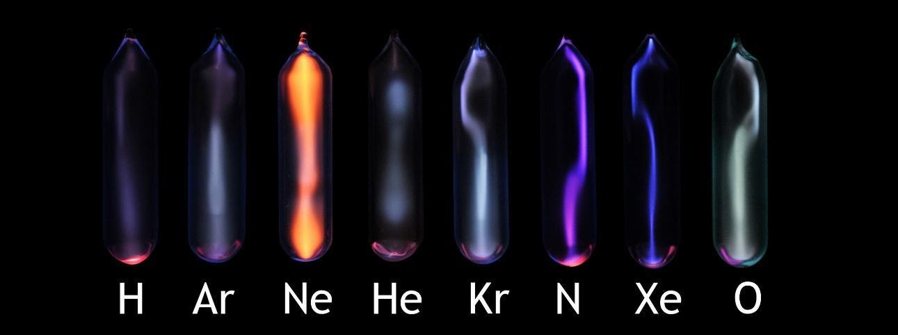 pictures of different gases
