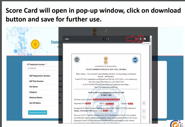 Mh Cet Law Result 2021 Download Scorecard Final Merit List Toppers
