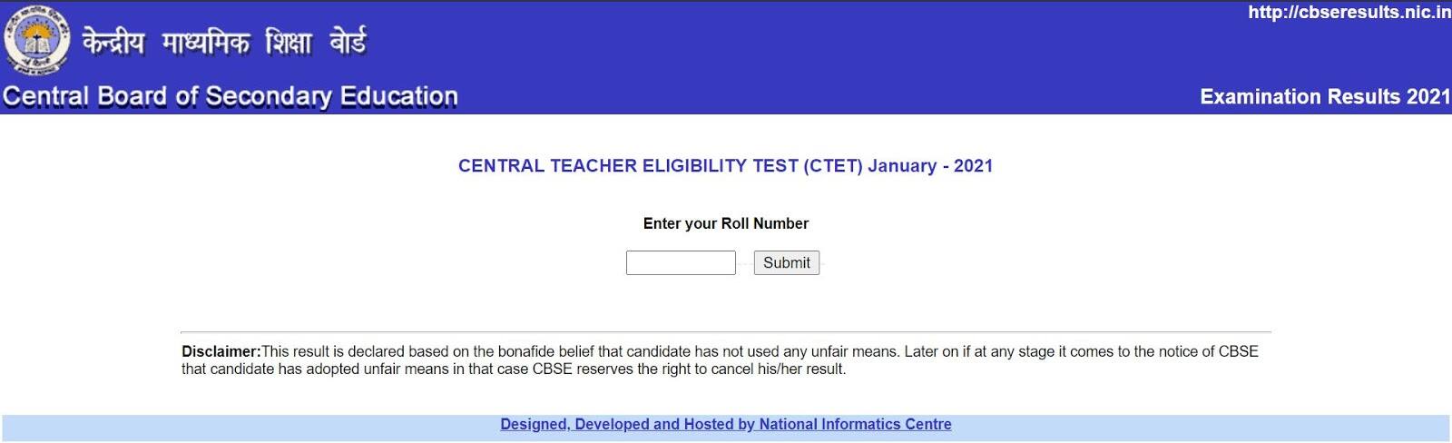 CTET Result 2021 (OUT): Steps to Download Score Card, Link