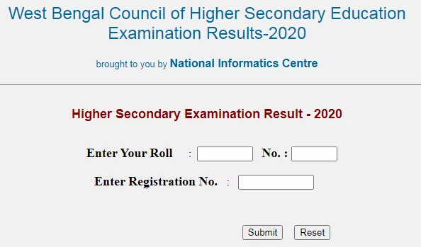 West Bengal Hs Result 2021 July 22 Wb Class 12th Result Wbresults Nic In