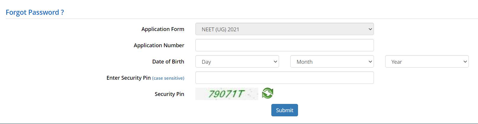 NTA NEET Application Form 2022 - Correction window (Re-Open), Apply here