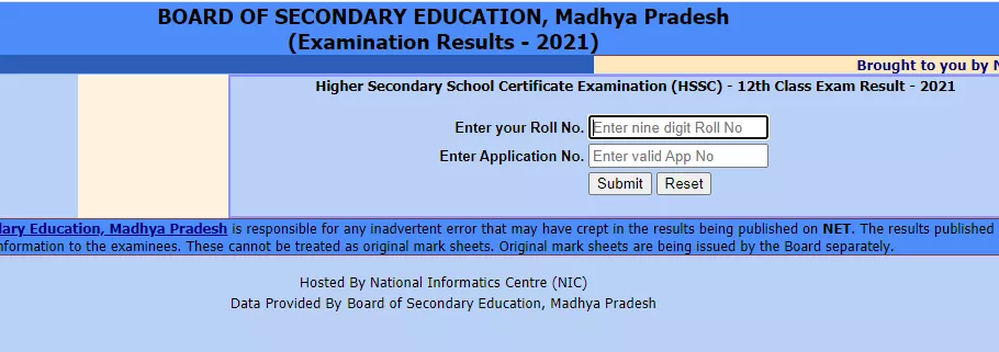 Mp Board 12th Result 21 Declared Mpresults Nic In Madhya Pradesh Board Class 12th Result At