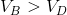V_{B}>V_{D}