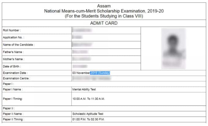 NMMS Admit Card 2022-23 - Download NMMS Hall Ticket Here