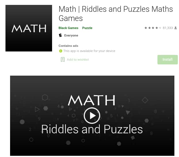 Math Riddles And Puzzles