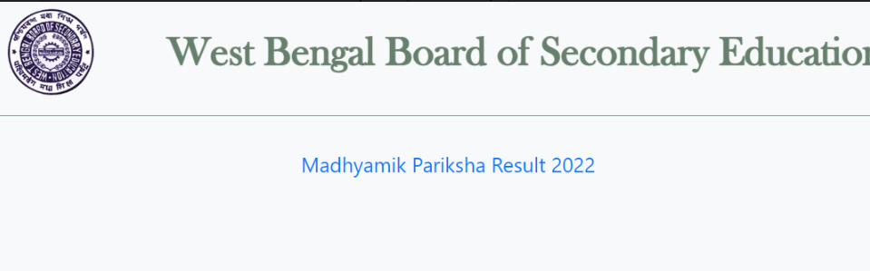 WBBSE 2022 result Madhyamik