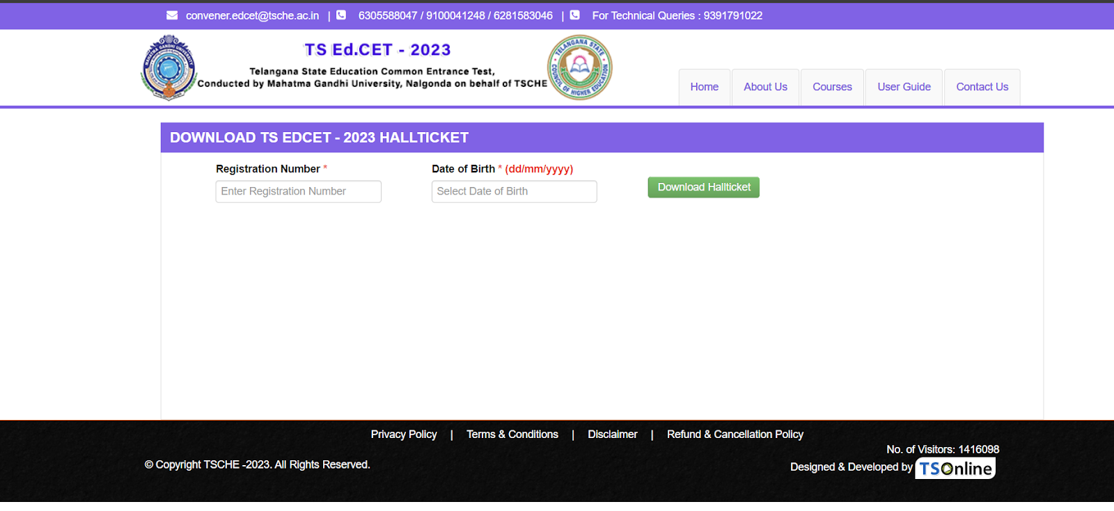 TS EDCET Hall Ticket 2024 (Out) Download Admit Card Here, Direct link