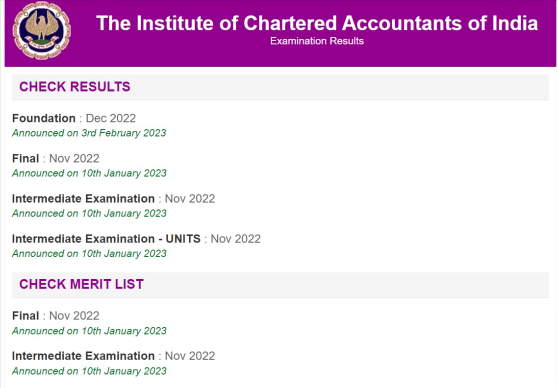 CA Foundation Result June 2023 (Out) Direct Link, Pass Percentage