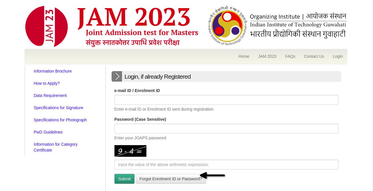 IIT JAM Application Form 2024 (Sep 5) Registration, How to Apply, Fees