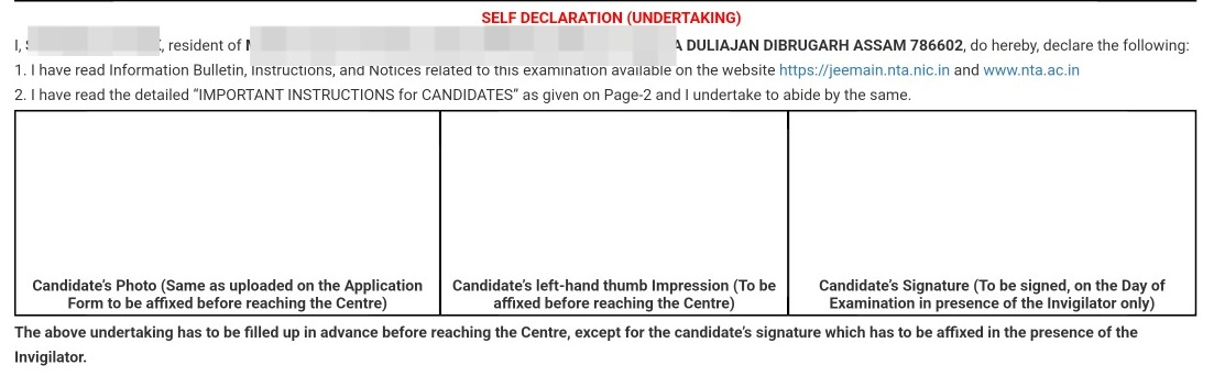 jeemain nta nic in 2023 admit card, jee mains official website, jee main admit card 2023 release date season 2, nta.jee main.nic.in, how many students appeared for jee mains 2023, what is self declaration form in jee mains