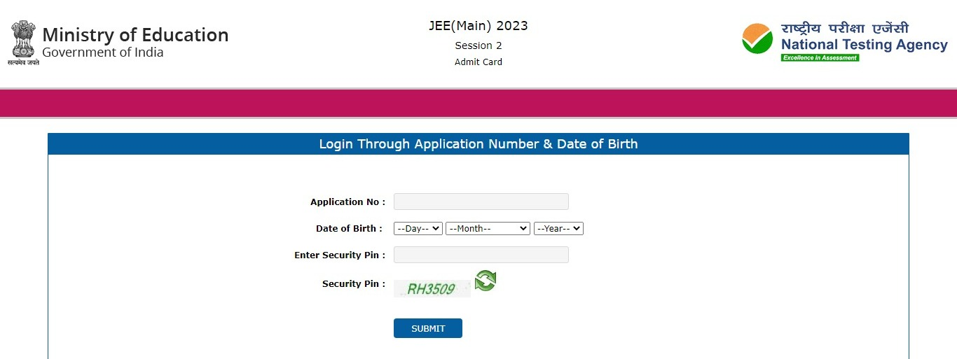 jee mains session 2 exam date, jee main session 2 hall ticket, jee exam time, jeemain.nta.nic.in admit card 2023