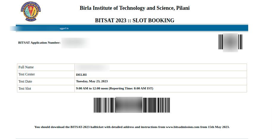 BITSAT Slot Booking 2023 Session 2 (Started) - Direct Link, Change Test ...