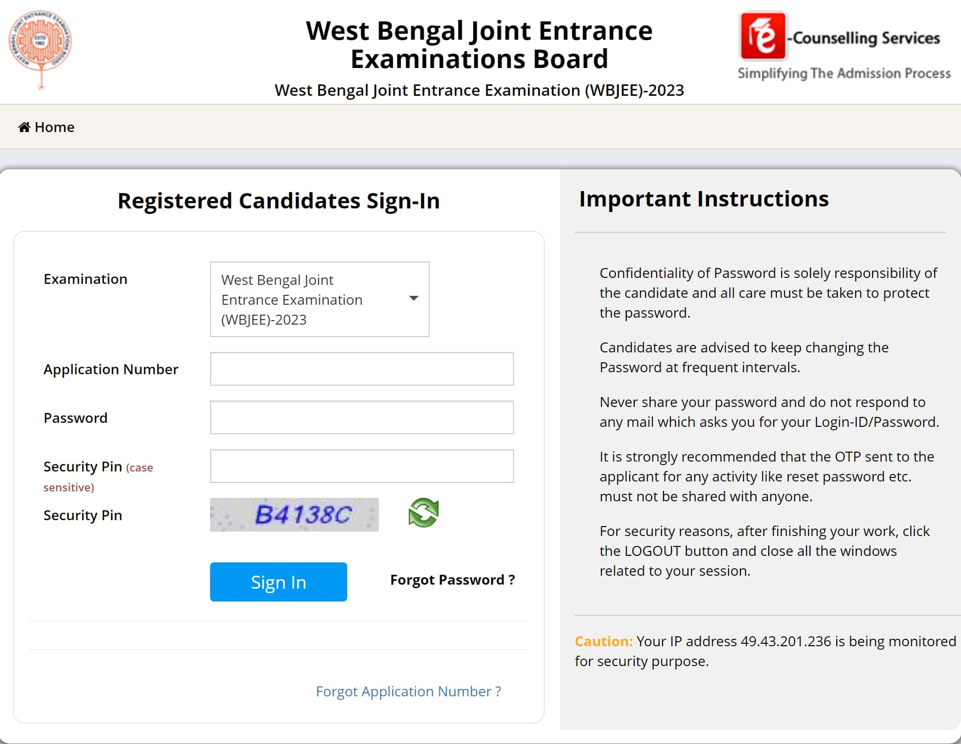 wbjee 2023 omr pdf download login