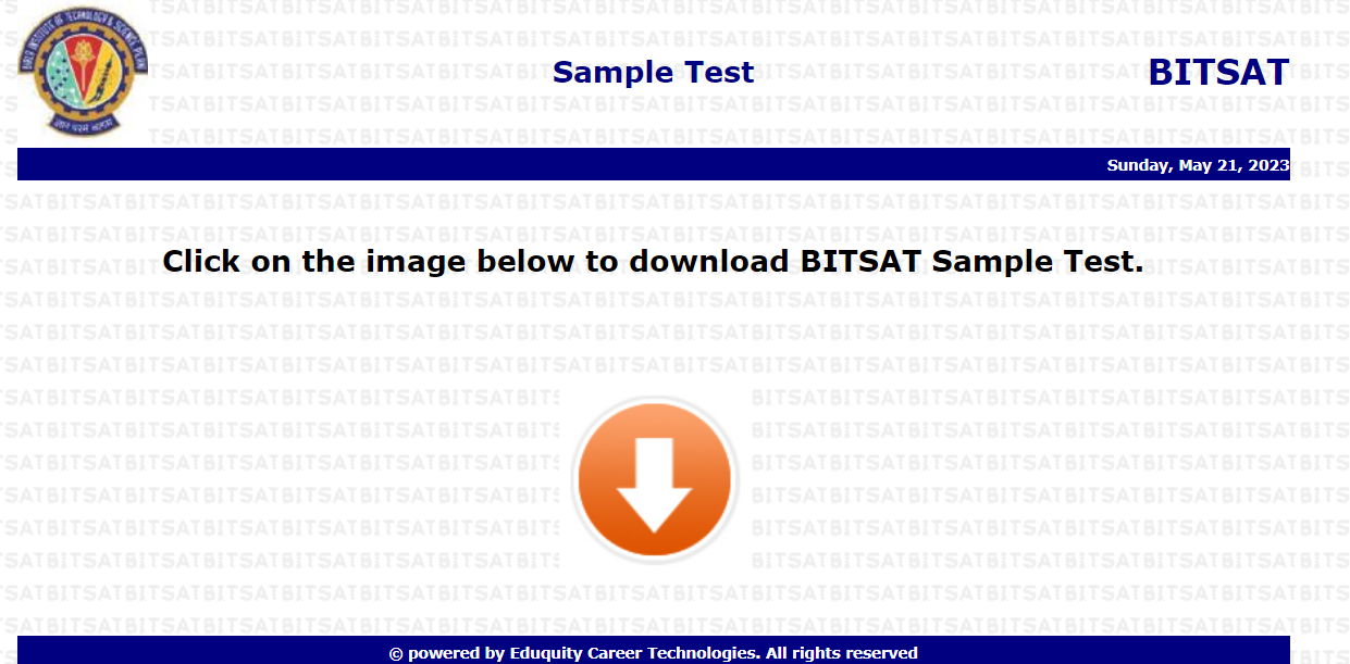 bitsat 2023 mock test official website bitsadmission com