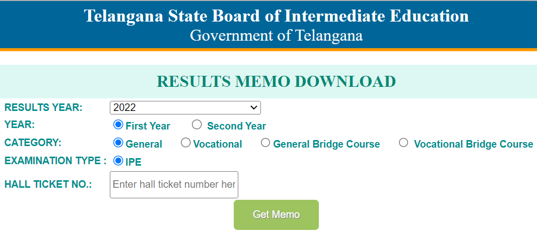 tsbie.cgg.gov.in, results.cgg.gov.in, and examresults.ts.nic.in