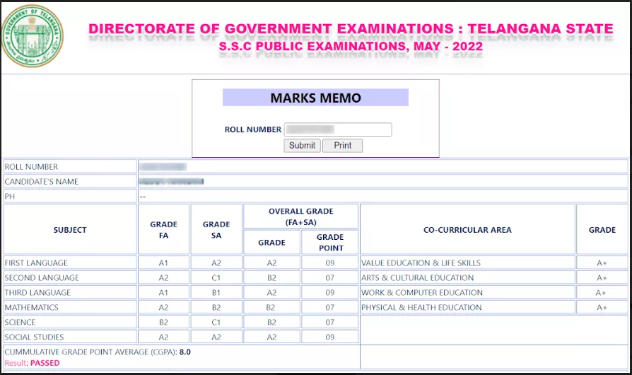 telangana ssc result, ts ssc result, ts 10th result, telangana Class 10 result 2023