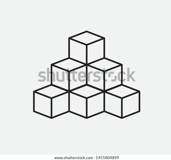 Item from the test: how many cubes are there in the figure?