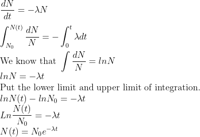 Half-life Calculations & Radioactive Decay Mathematics - Formula & Examples