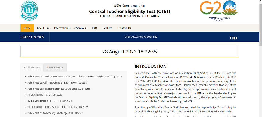 ctet answer key 2023, ctet 2023 answer key, ctet answer key 2023 official website, ctet.nic.in, ctet result 2023