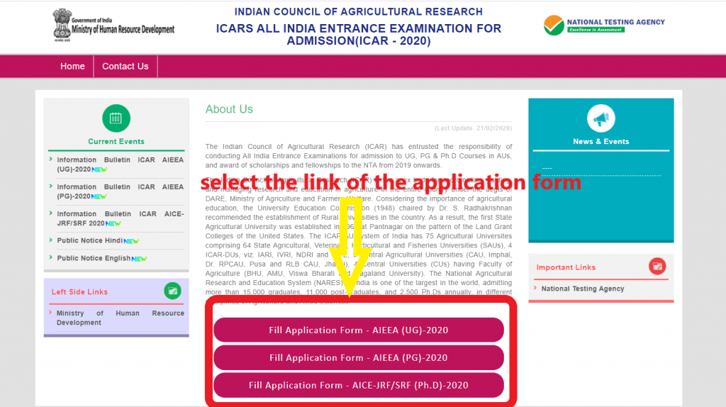 ICAR AIEEA Application Form 2024 (Soon), Registration Date, Fees, How