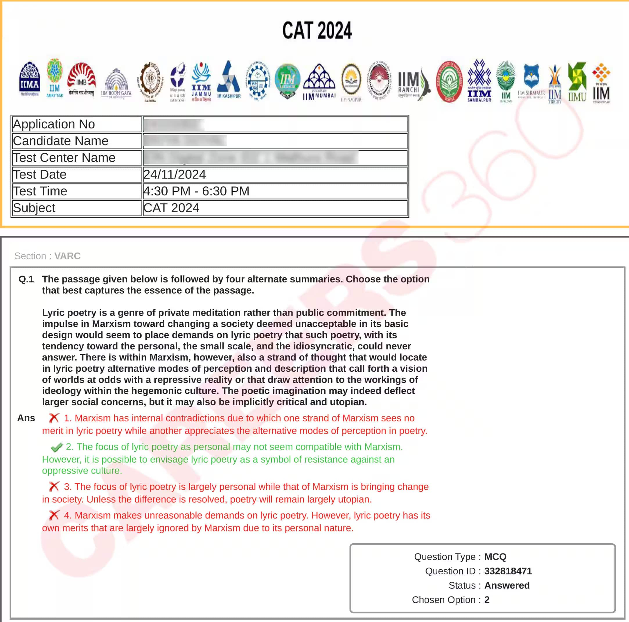 cat-official-answer-key-2024