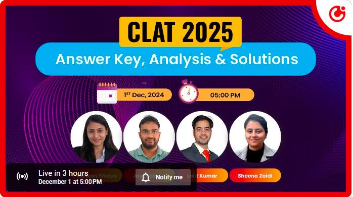 clat exam analysis, clat 2025 analysis, clat paper analysis, clat answer key 2025, answer key clat 2025, live discussion