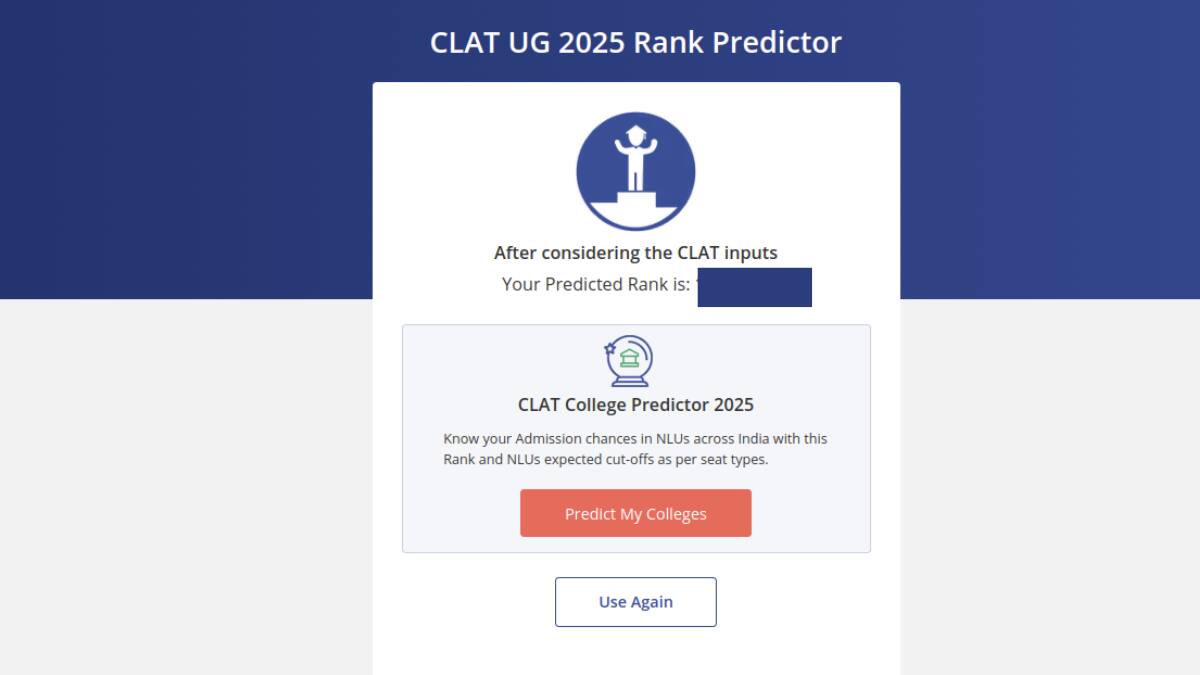 CLAT Rank Predictor by careers360