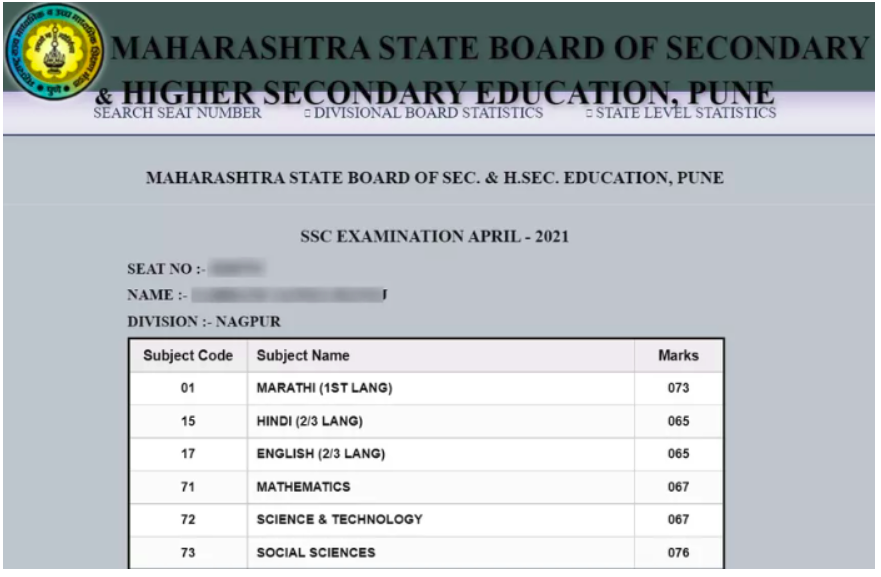 SSC Maharashtra Board Result 2024
