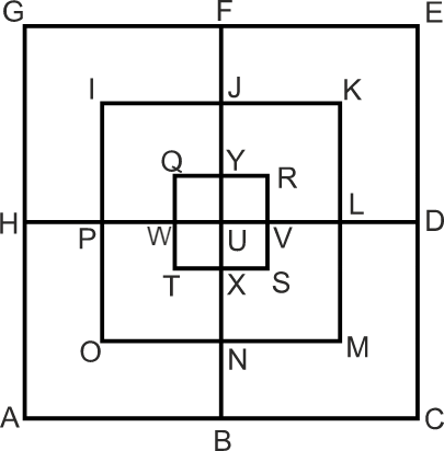 Count the number of squares in the figure