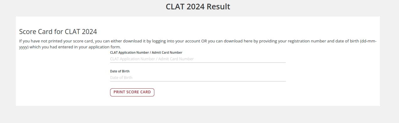 CLAT result 2025