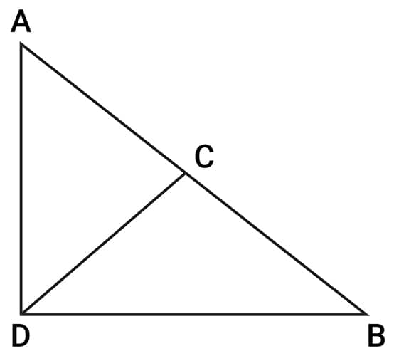 median of hypotenuse