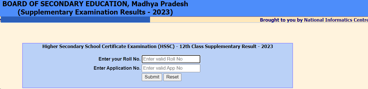 MPBSE Supplementary Result 2024