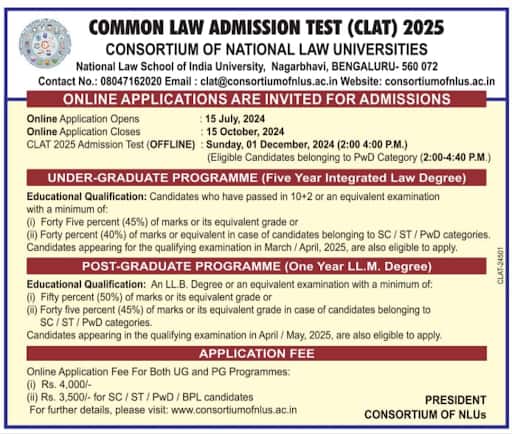 CLAT-notification-2025