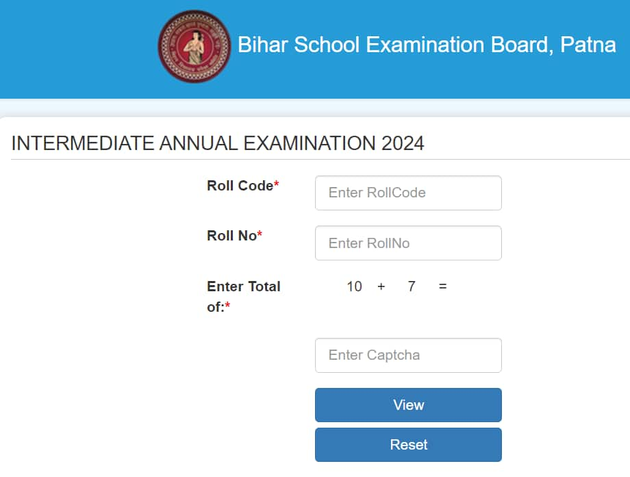 Bihar Board 12th Result