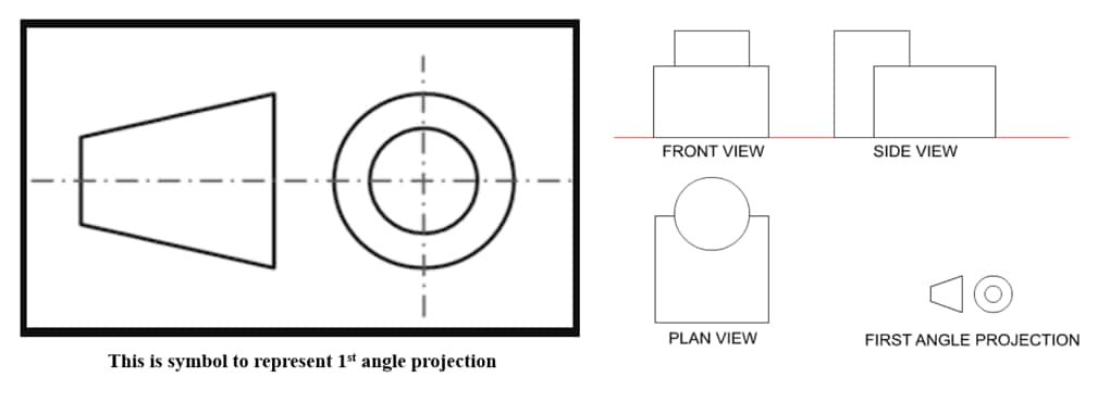 First Angle Projection