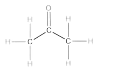 structure of acetone 