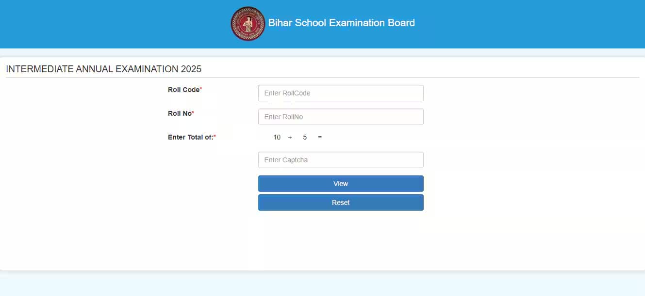 BSEB 12th Result 2025 Window