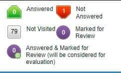 TS EAMCET question palette