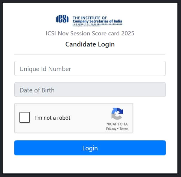 Candidates who took the entrance test can view their results online on the official ICSI website, icsi.edu.